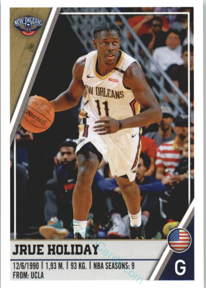 Jrue Holiday 2018/19 Panini sticker Euro ed. #323