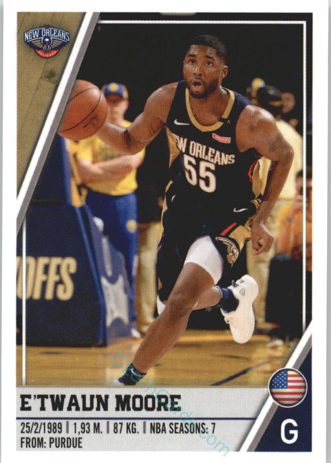 E'Twaun Moore 2018/19 Panini sticker Euro ed. #324