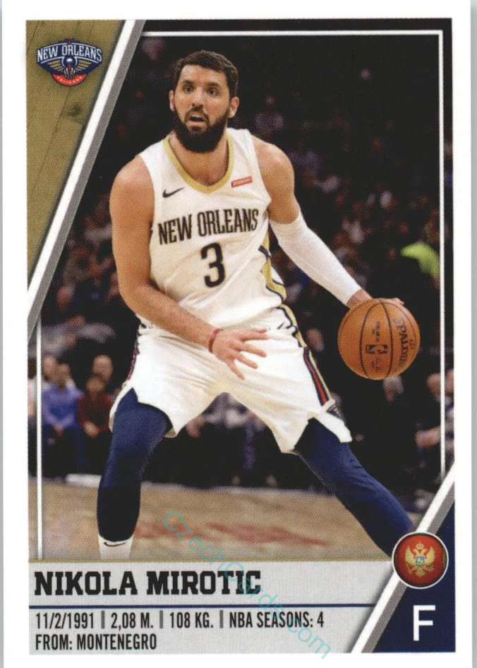 Nikola Mirotic 2018/19 Panini sticker Euro ed. #328