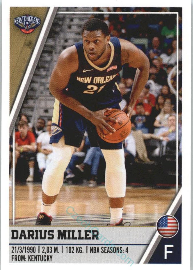 Darius Miller 2018/19 Panini sticker Euro ed. #331