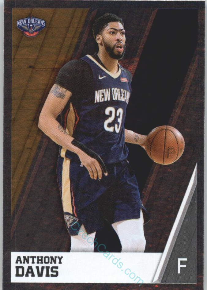 Anthony Davis 2018/19 Panini sticker Euro ed. foil #333