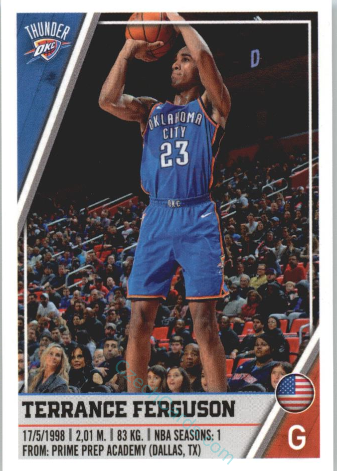 Terrance Ferguson 2018/19 Panini sticker Euro ed. #341