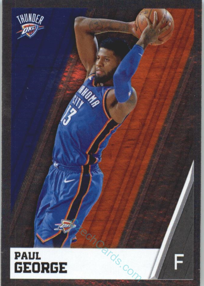Paul George 2018/19 Panini sticker Euro ed. foil #342