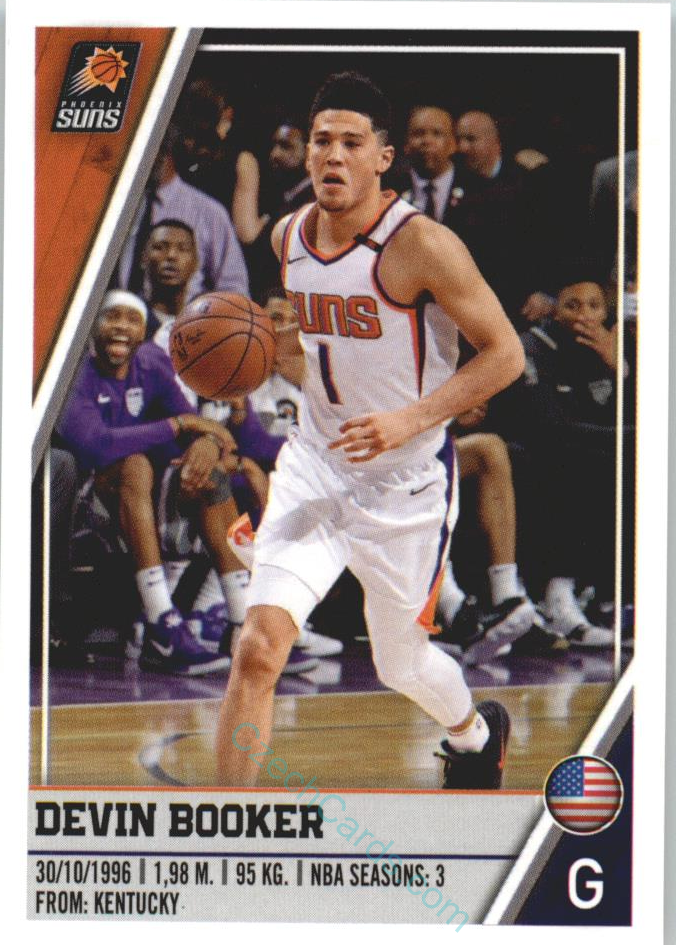 Devin Booker 2018/19 Panini sticker Euro ed. #348