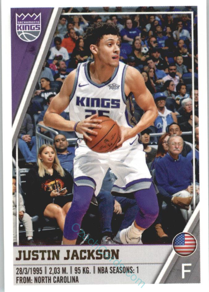 Justin Jackson 2018/19 Panini sticker Euro ed. #382