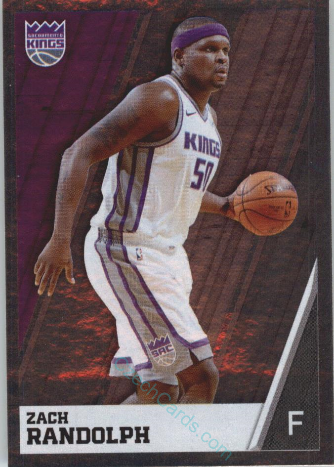 Zach Randolph 2018/19 Panini sticker Euro ed. foil #385