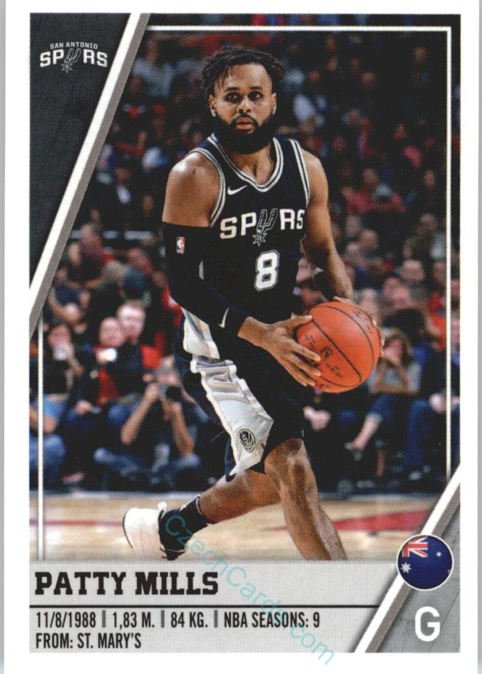 Patty Mills 2018/19 Panini sticker Euro ed. #391