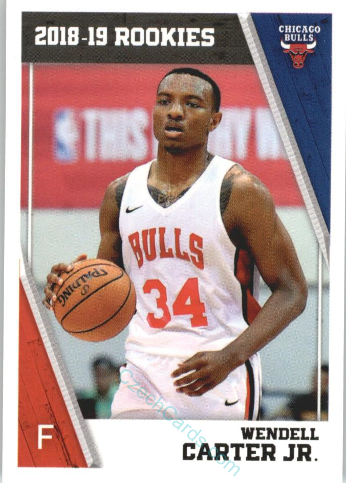 Wendell Carter Jr. 2018/19 Panini sticker Euro ed. #432 ROOKIE