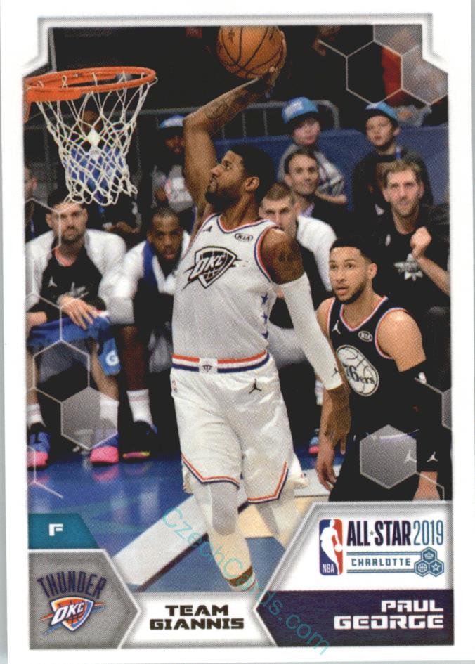 Paul George 2019/20 Panini sticker Euro ed. #18