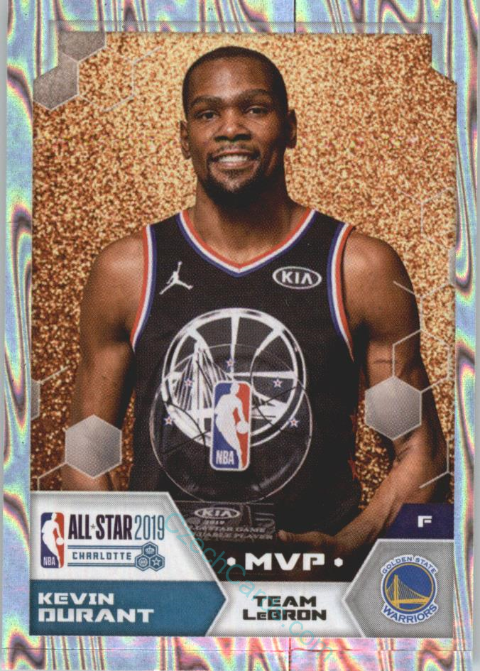 Kevin Durant 2019/20 Panini sticker Euro ed. foil #20