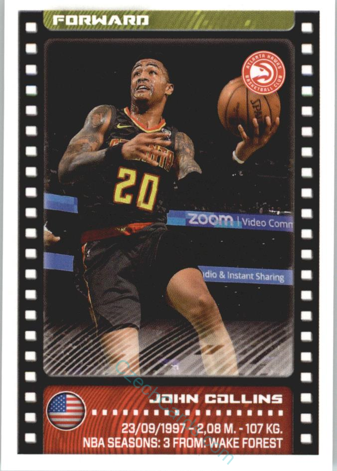 John Collins 2019/20 Panini sticker Euro ed. #33