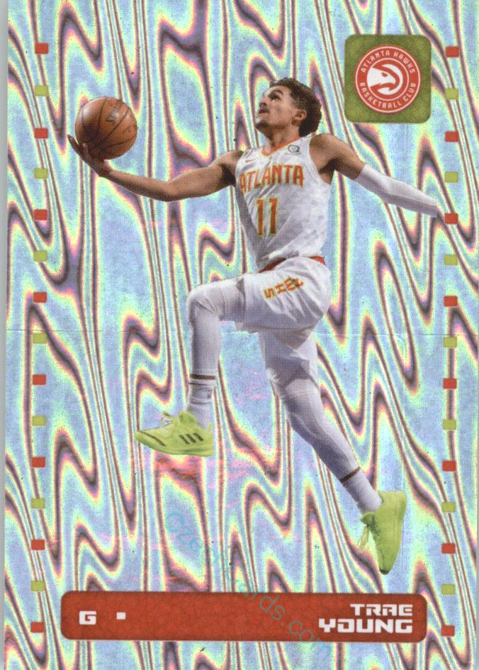 Trae Young 2019/20 Panini sticker Euro ed. foil #41