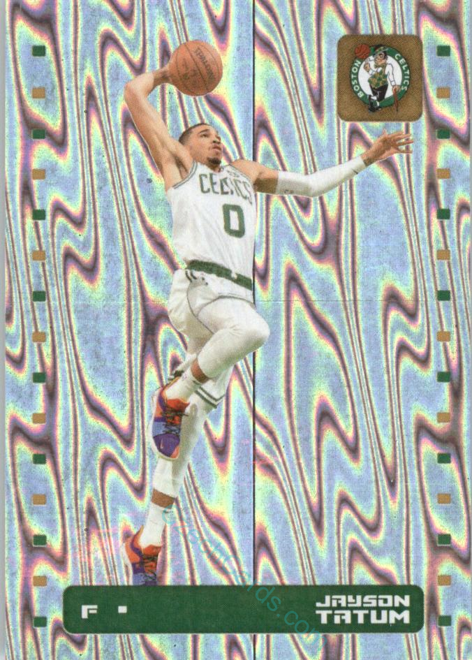 Jayson Tatum 2019/20 Panini sticker Euro ed. foil #55