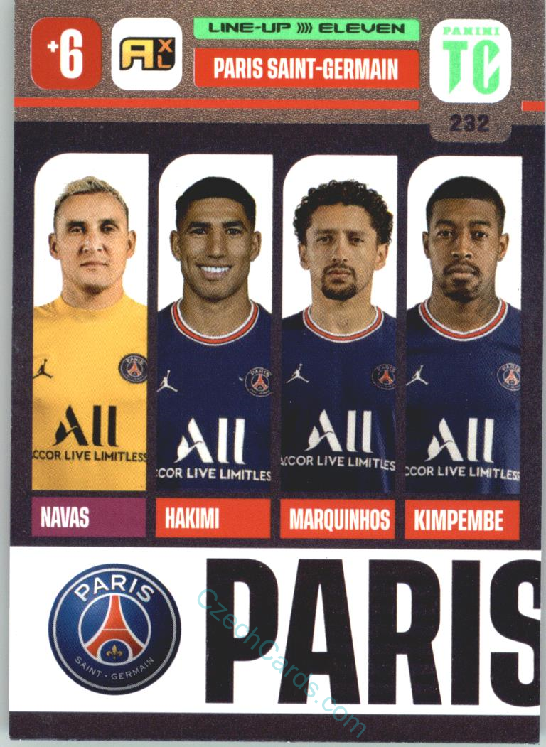 Paris Saint-Germain 2021-22 Top Class Eleven #232