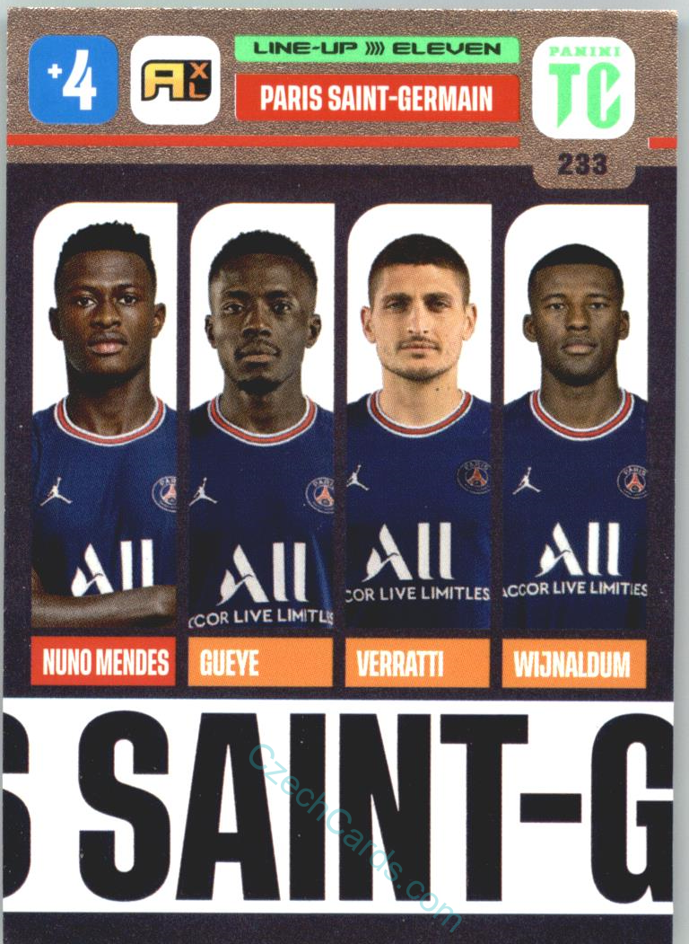 Paris Saint-Germain 2021-22 Top Class Eleven #233