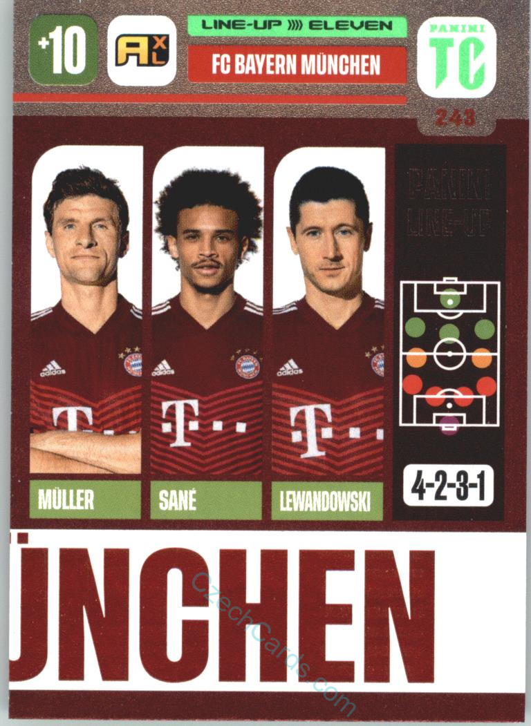 FC Bayern München 2021-22 Top Class Eleven #243