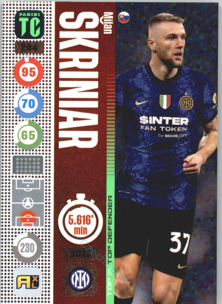 Milan Skriniar 2021-22 Top Class Top Defenders #294