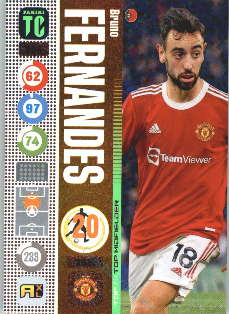 Bruno Fernandes 2021-22 Top Class Top Midfielders #304