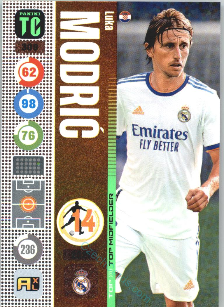 Luka Modrić 2021-22 Top Class Top Midfielders #309