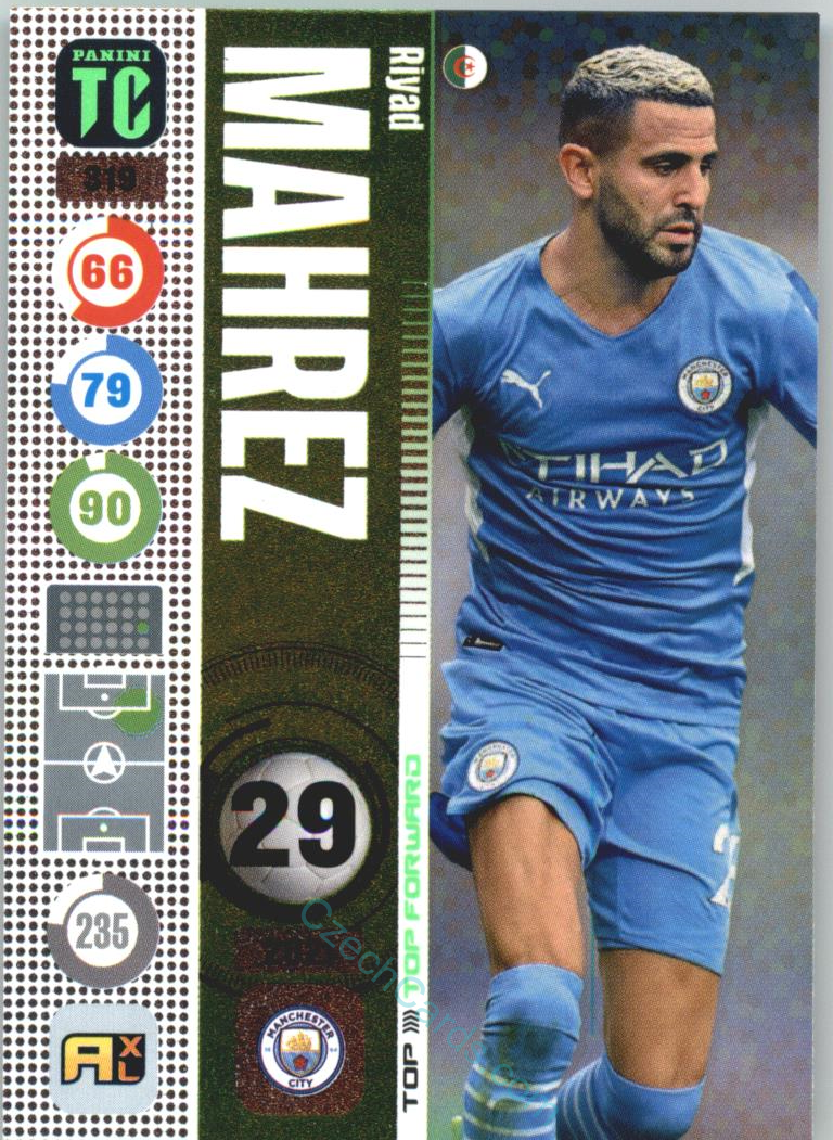Riyad Mahrez 2021-22 Top Class Top Forwards #319