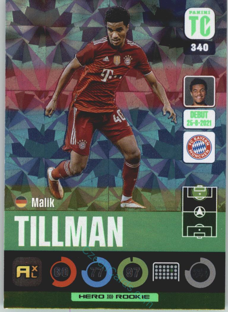 Malik Tillman 2021-22 Top Class Rookies #340