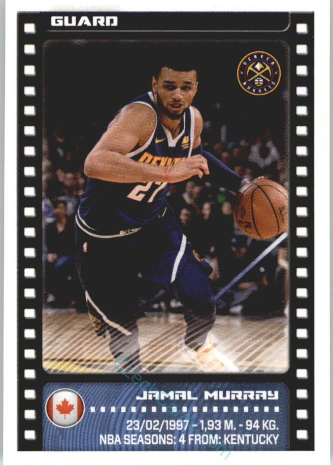 Jamal Murray 2019/20 Panini sticker Euro ed. #245