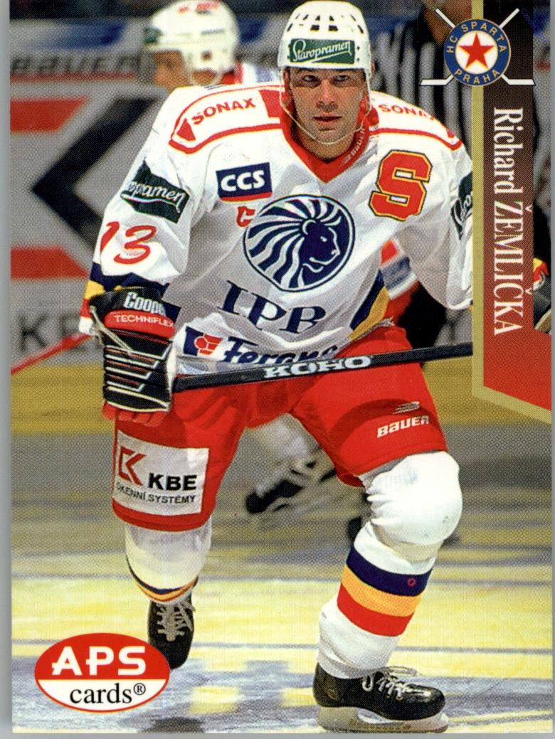 Richard Žemlička APS 97/98 hokejová karta #12 