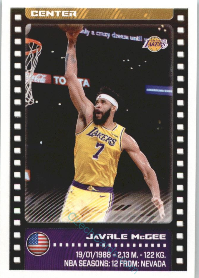 JaVale McGee 2019/20 Panini sticker Euro ed.#299