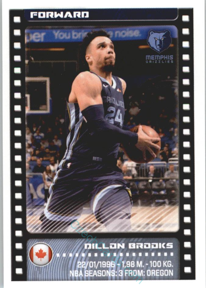 Dillon Brooks 2019/20 Panini sticker Euro ed. #306