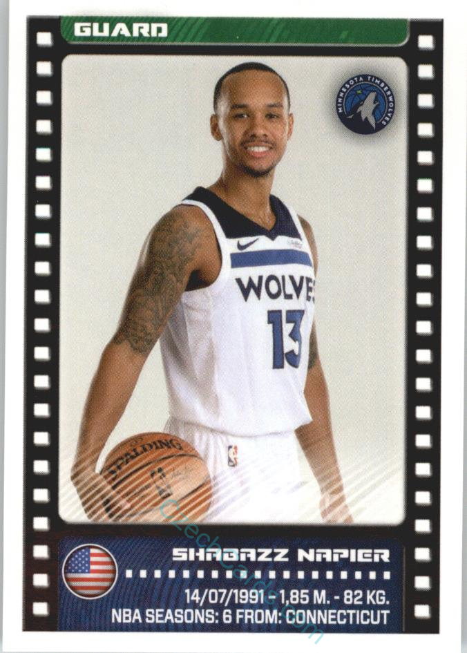 Shabazz Napier 2019/20 Panini sticker Euro ed. #321