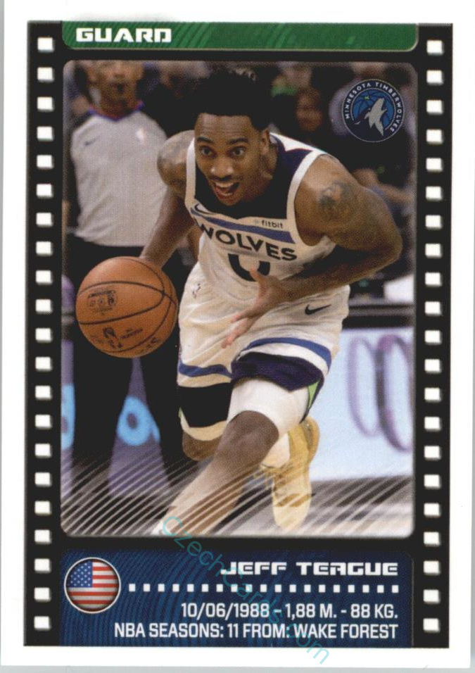Jeff Teague 2019/20 Panini sticker Euro ed. #323