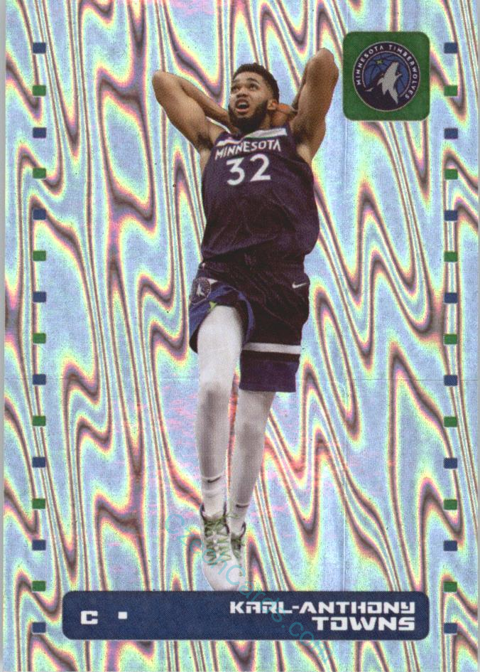 Karl-Anthony Towns 2019/20 Panini sticker Euro ed. foil #328