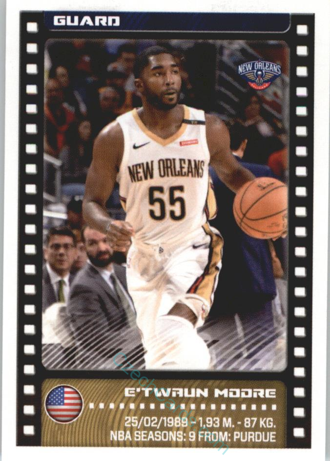 E'Twaun Moore 2019/20 Panini sticker Euro ed. #337