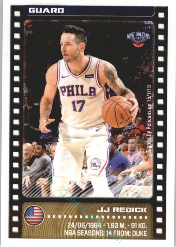 JJ Redick 2019/20 Panini sticker Euro ed. #338