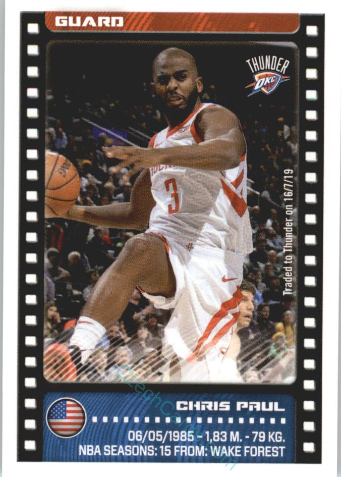 Chris Paul 2019/20 Panini sticker Euro ed. #349
