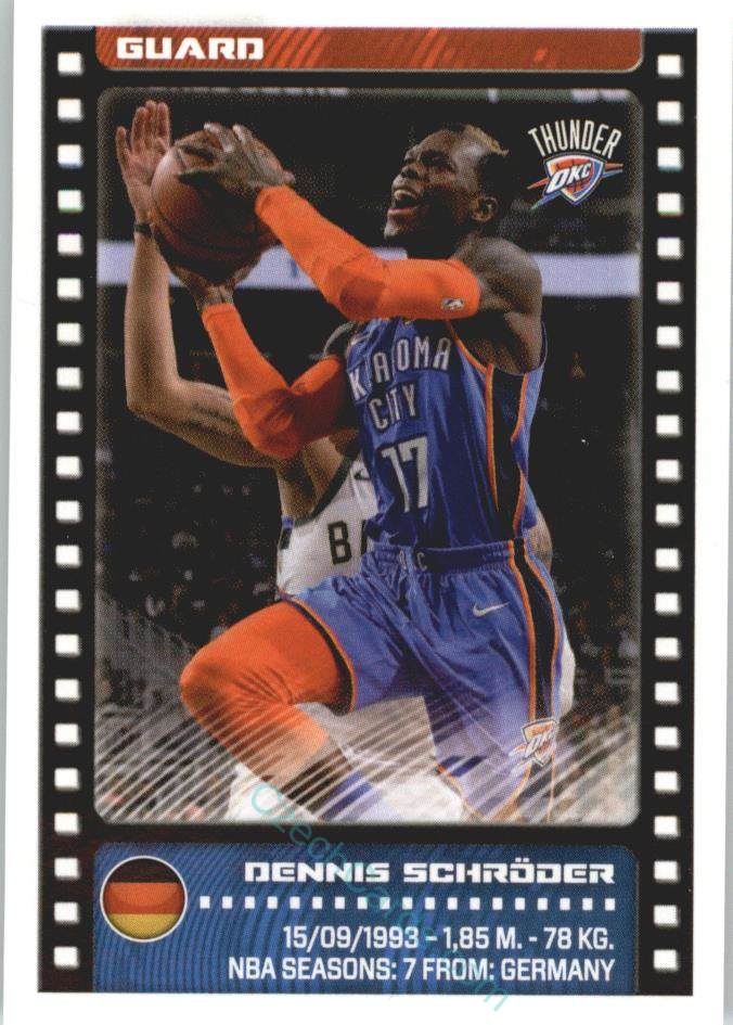 Dennis Schröder 2019/20 Panini sticker Euro ed. #351