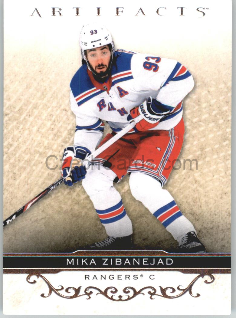 Mika Zibanejad 2021/22 UD Artifact #69