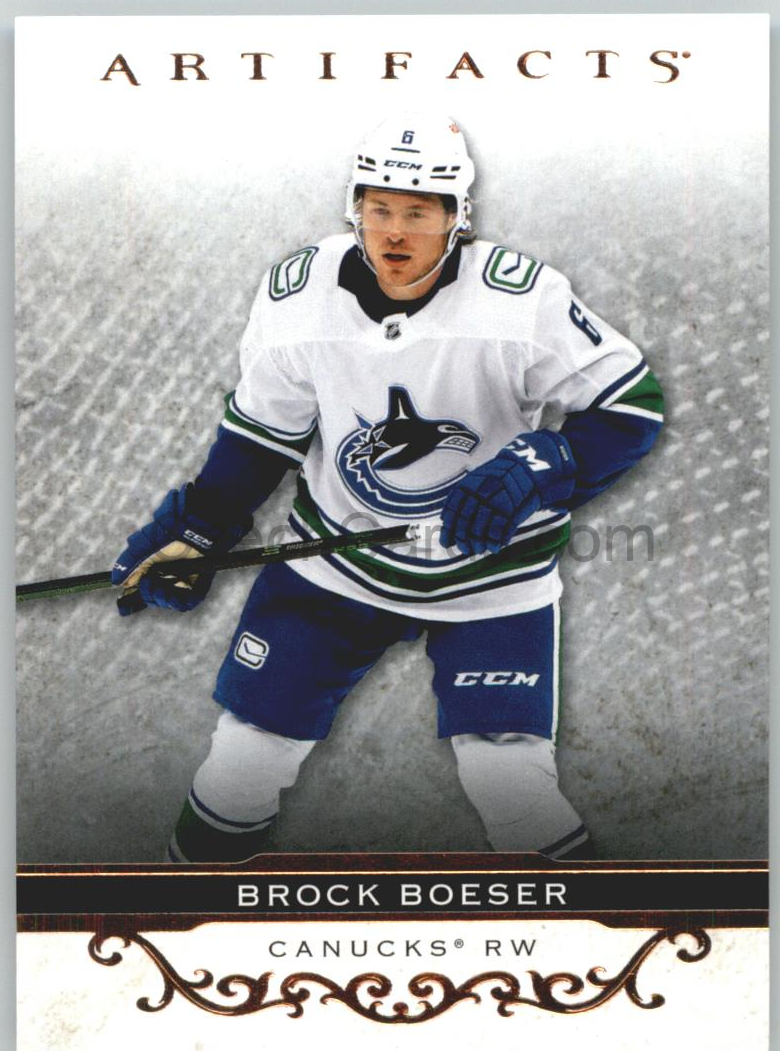 Brock Boeser 2021/22 UD Artifact Rose Gold #144