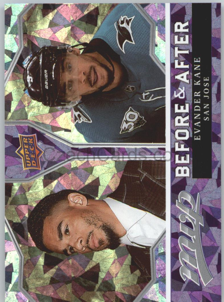 Evander Kane 2021/22 UD MVP Before & After #BA-7 