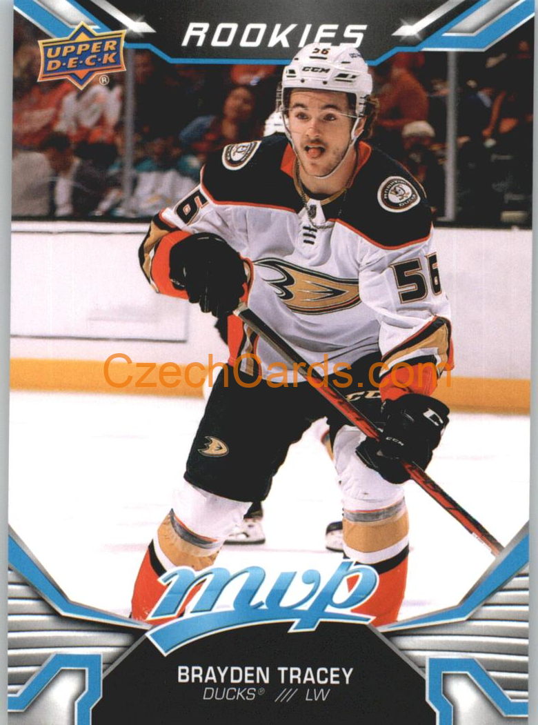 Brayden Tracey 2022/23 UD MVP #226 SP Rookies