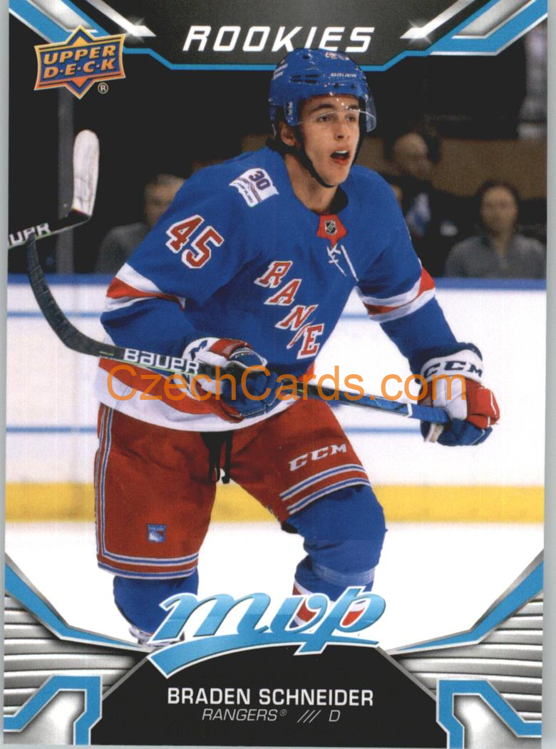 Braden Schneider 2022/23 UD MVP #232 SP Rookies
