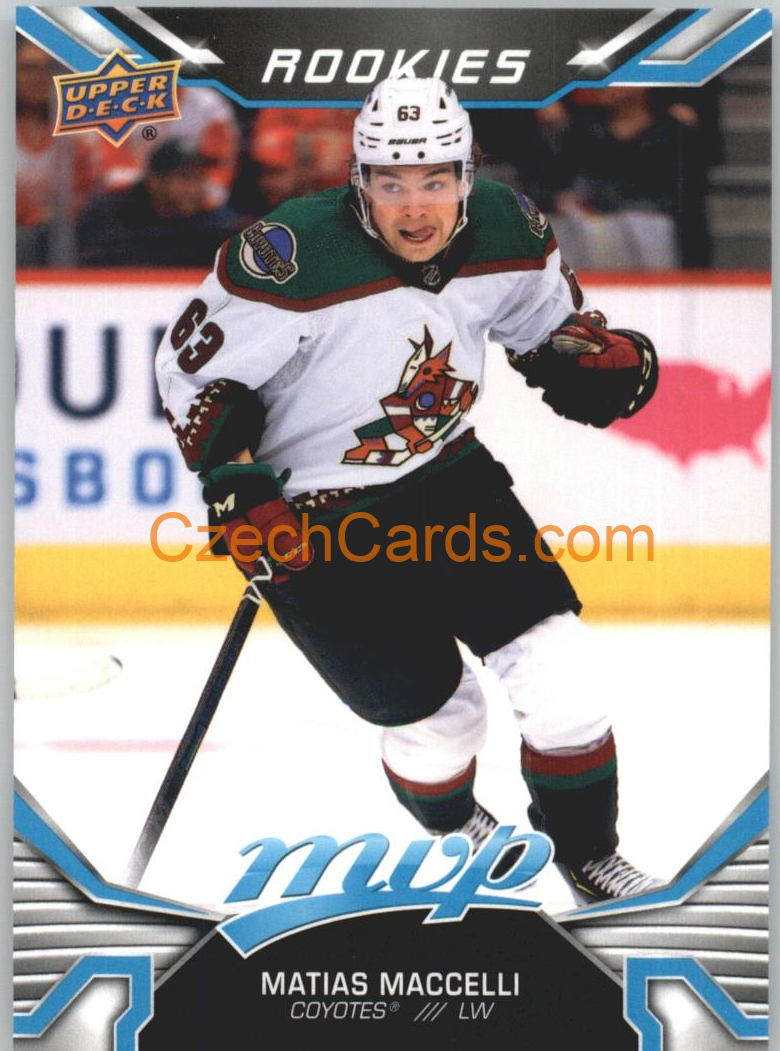 Matias Maccelli 2022/23 UD MVP #248 SP Rookies