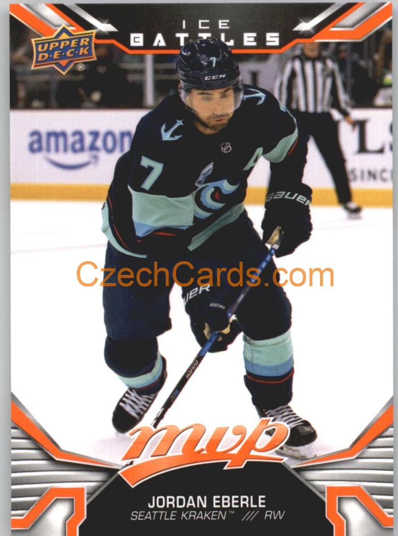 Jordan Eberle 2022/23 UD MVP Ice Battles #53