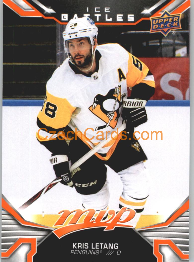 Kris Letang 2022/23 UD MVP Ice Battles #207 SSP