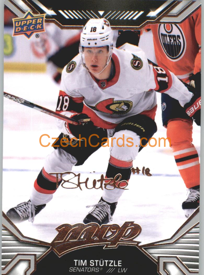 Tim Stützle 2022/23 UD MVP Silver Script #72