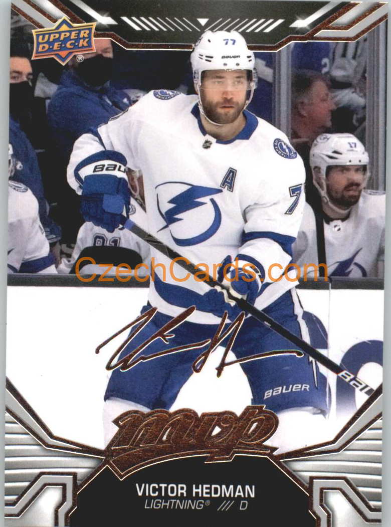 Victor Hedman 2022/23 UD MVP Silver Script #112