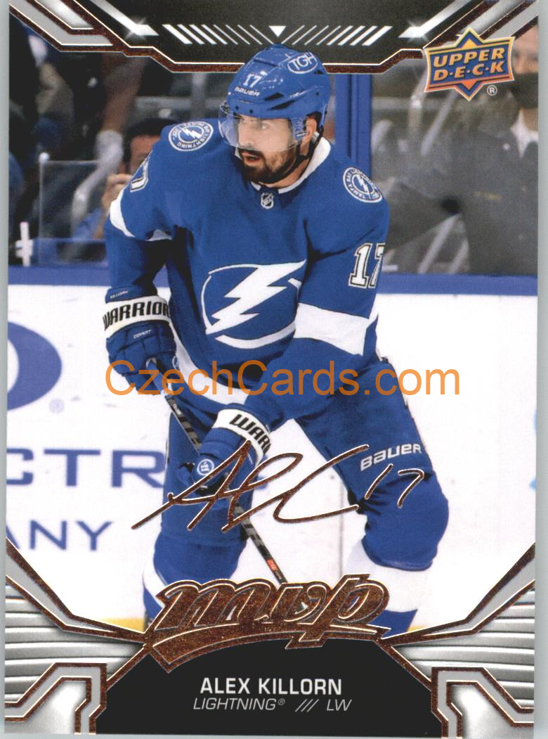 Alex Killorn 2022/23 UD MVP Silver Script #122