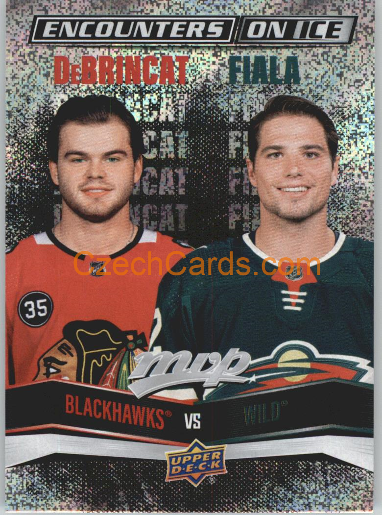 DeBrincat - Fiala 2022/23 UD MVP Encounters On Ice #EI-17