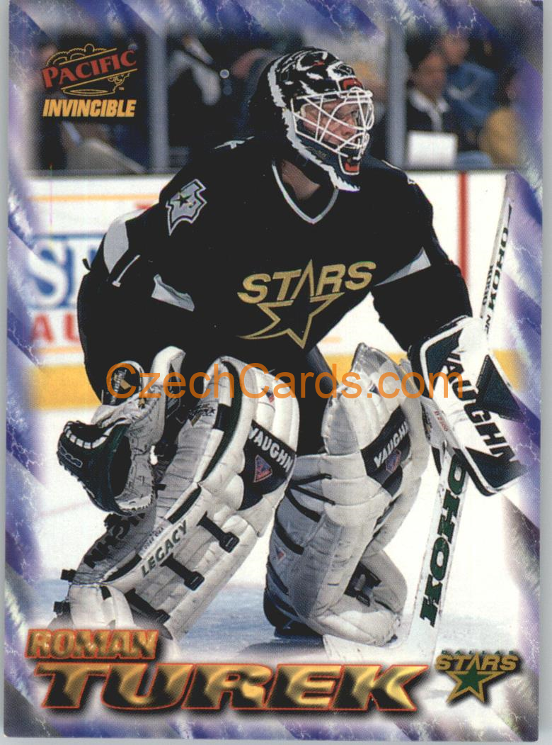 Roman Turek 1997/98 Pacific Invincible NHL Regime #66