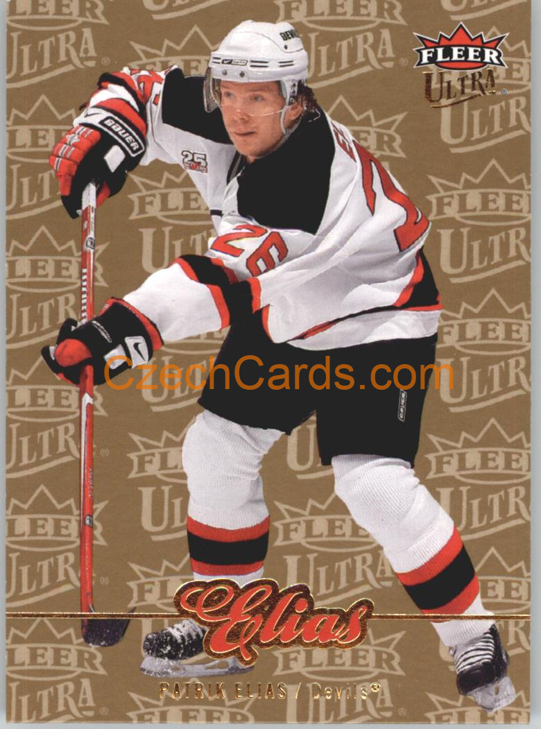 Patrik Elias 2007/08 Fleer Ultra Gold Medailon #81 